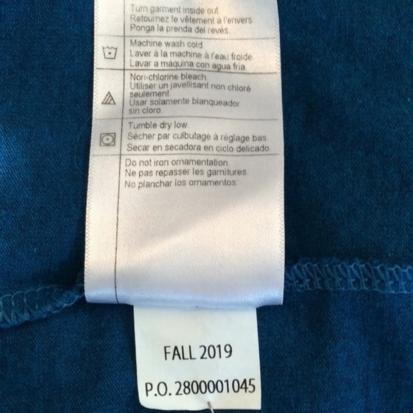 𝅺CARHARTT Mens Pullover, Size L Tall, Cobalt Blue. - Picture 5 of 6
